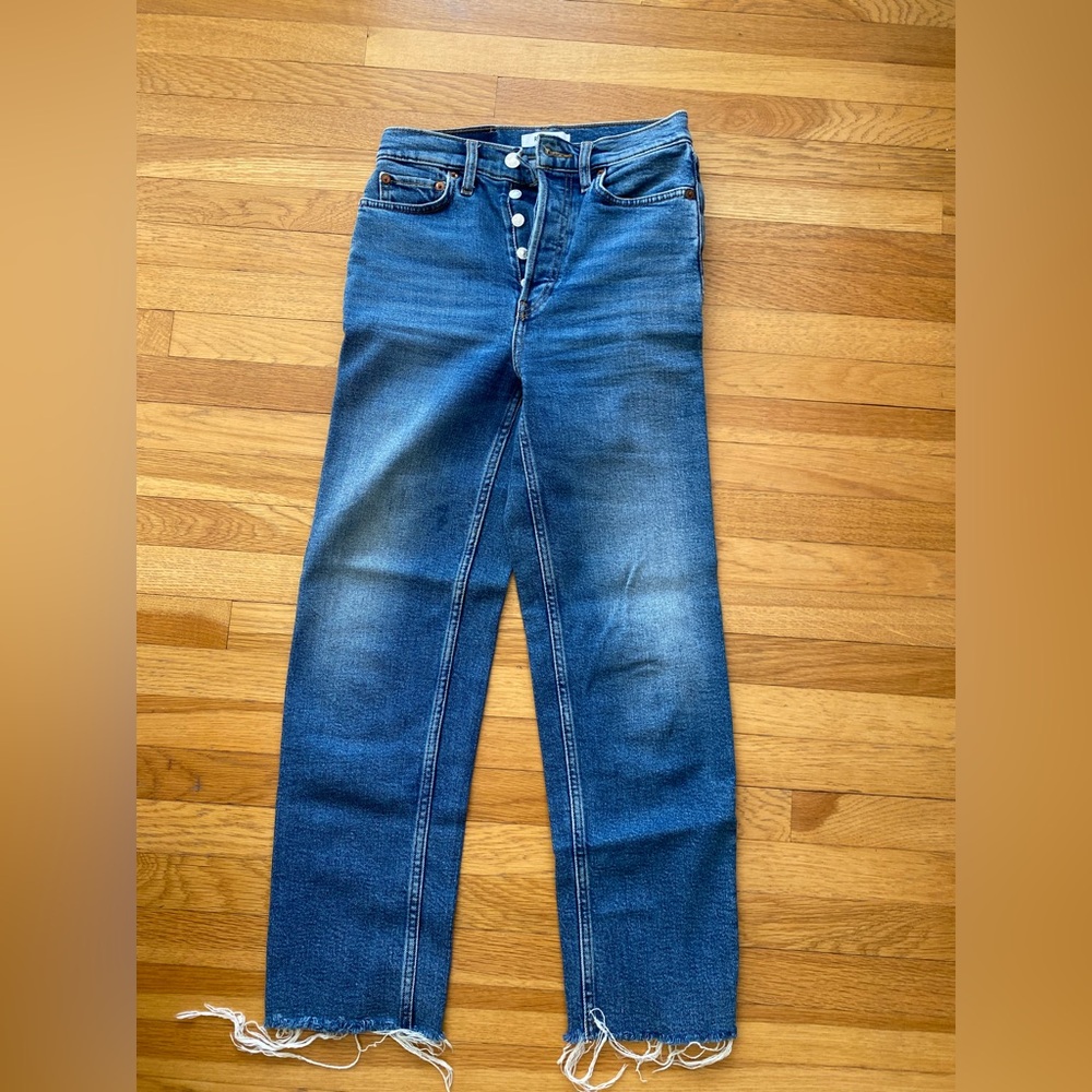 Re/done 70s mid-rise stovepipe jeans